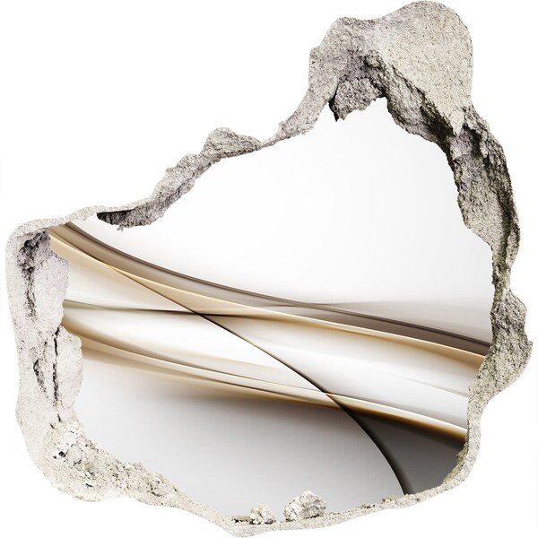 Fototapet un zid spart cu priveliște Spațiu abstract în spatele peretelui