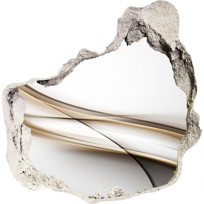 Fototapet un zid spart cu priveliște Spațiu abstract în spatele peretelui