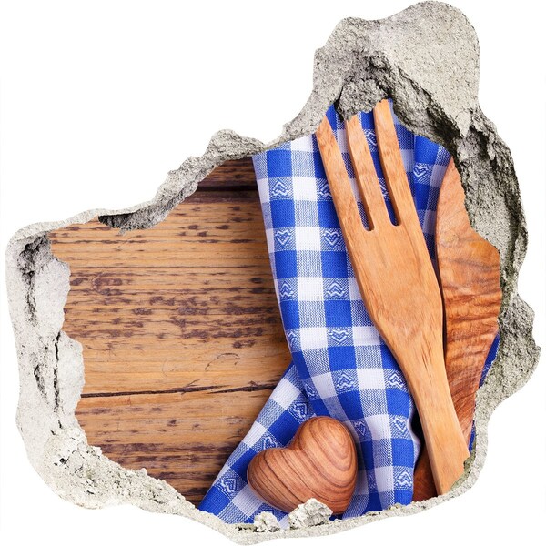 Autocolant gaură 3D Colț culinar