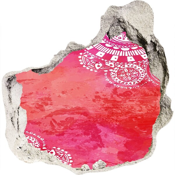 Autocolant autoadeziv gaură Gaură colorată în perete