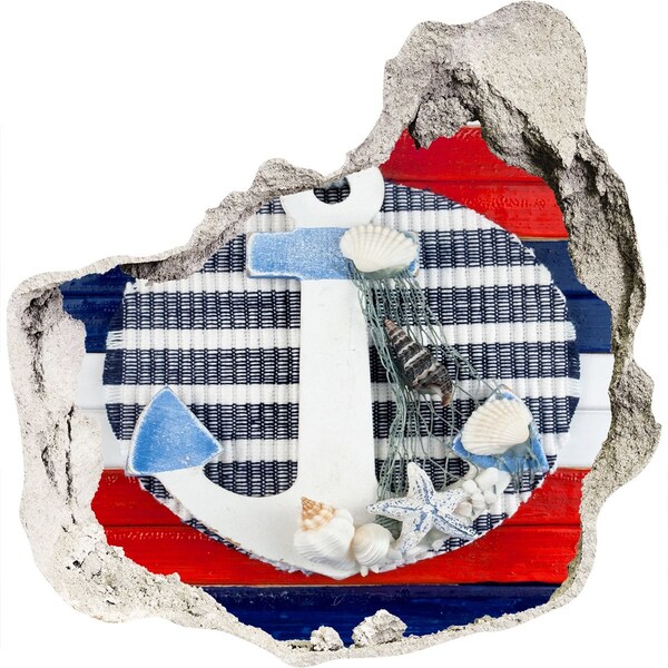 Autocolant autoadeziv gaură Aventură pe mare cu scoici