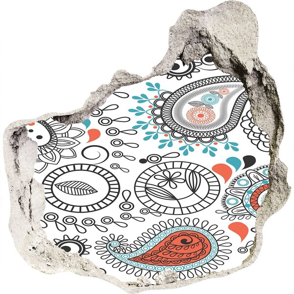 Autocolant autoadeziv gaură Modele în stil boho