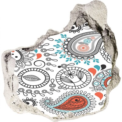 Autocolant autoadeziv gaură Modele în stil boho