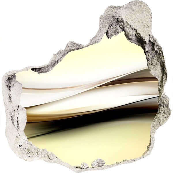 Autocolant autoadeziv gaură Peisaj abstract într-o gaură din perete