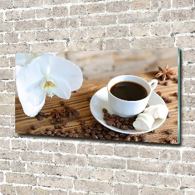 Pictura pe sticlă acrilică Magnolie