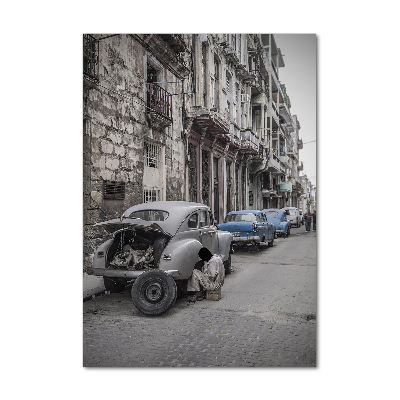 Pictura pe sticlă acrilică Havana