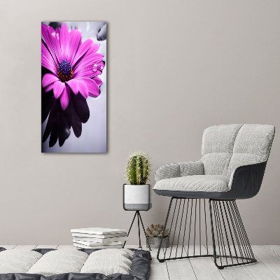 Tablou acrilic gerbera roz