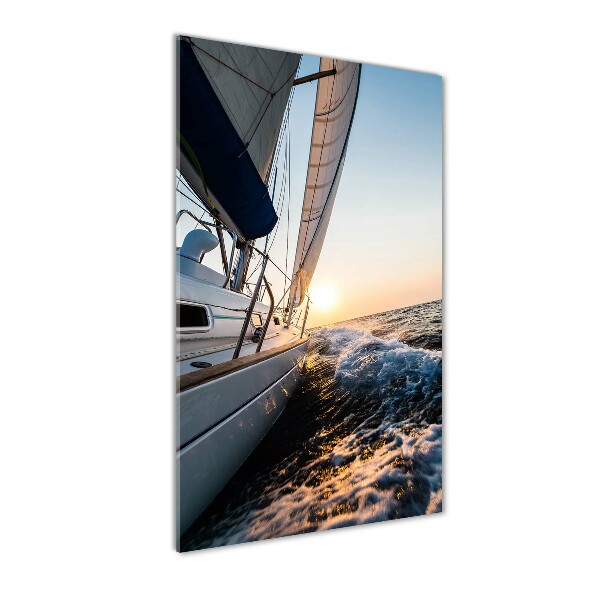 Tablou pe acril Yacht pe mare