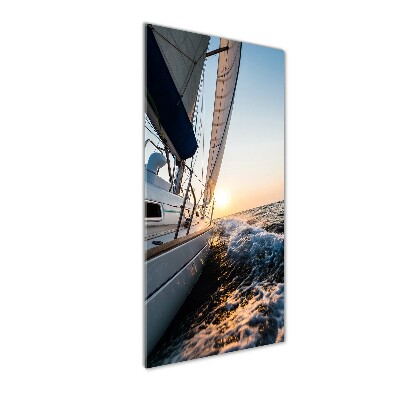 Tablou pe acril Yacht pe mare