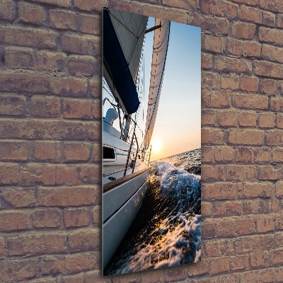 Tablou pe acril Yacht pe mare