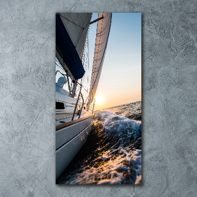 Tablou pe acril Yacht pe mare