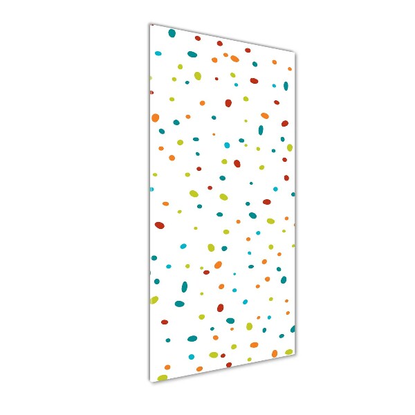 Tablou acrilic puncte colorate