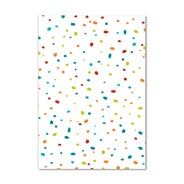 Tablou acrilic puncte colorate