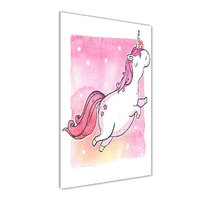 Tablou pe acril unicorn roz