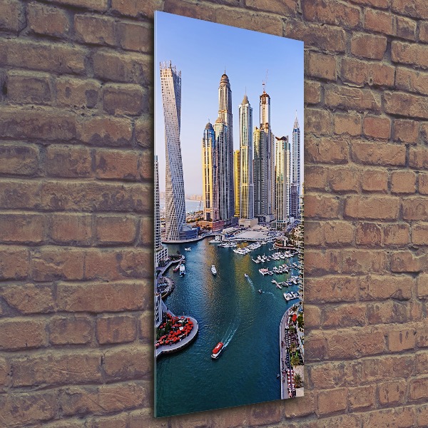 Tablou sticlă acrilică Bay Dubai