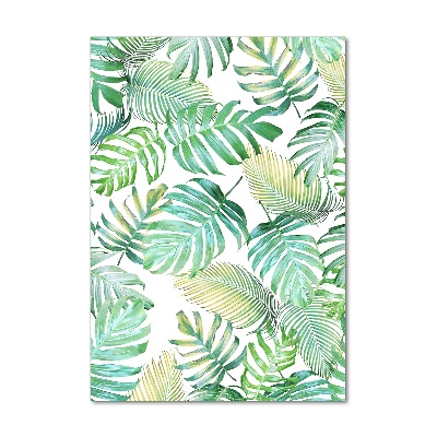Tablou acrilic frunze tropicale