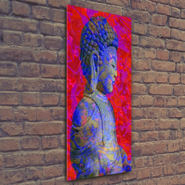 Tablou pe sticlă acrilică Abstracție buddha