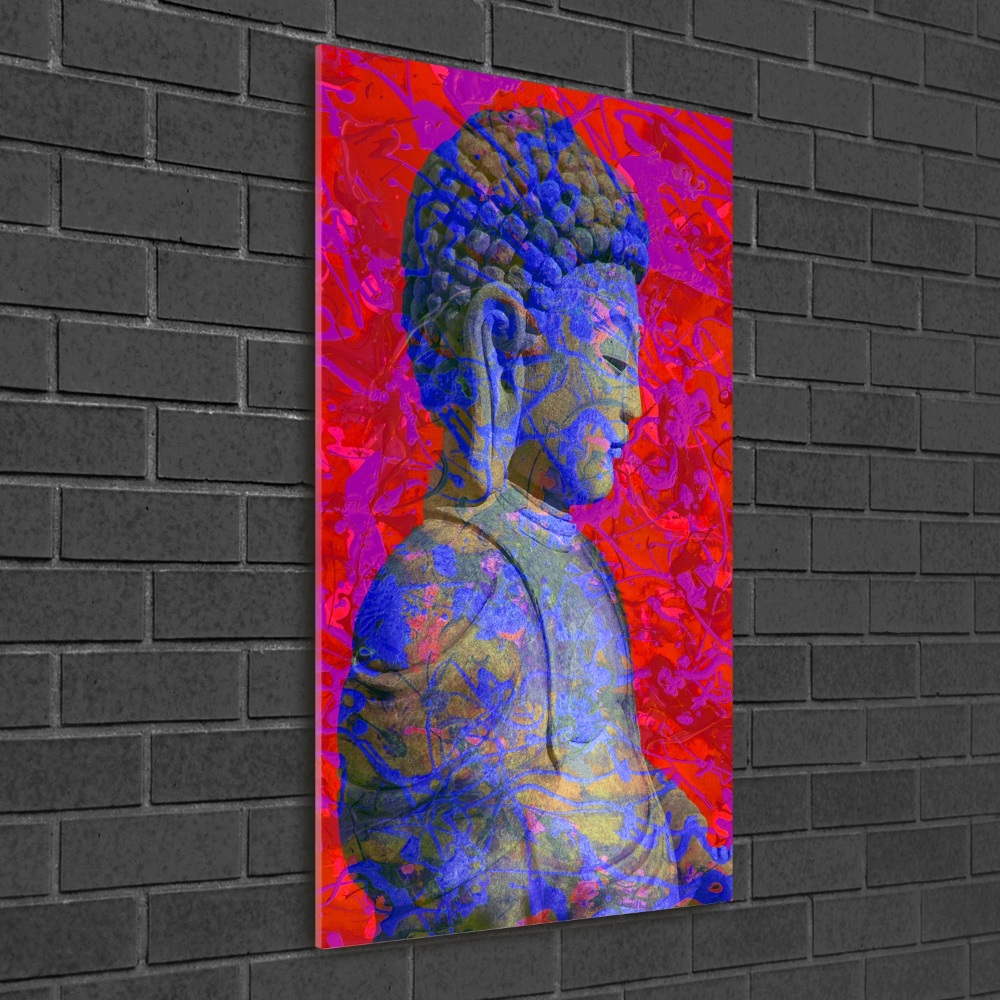 Tablou pe sticlă acrilică Abstracție buddha