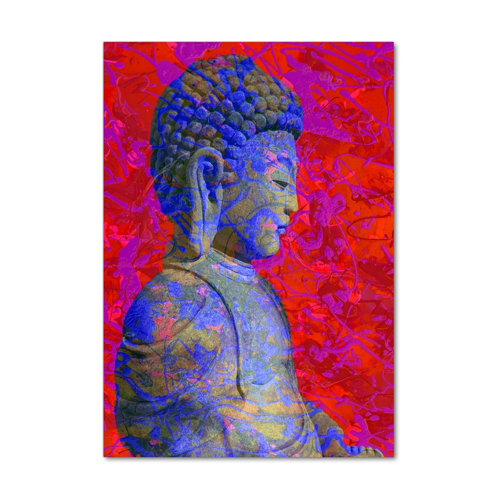 Tablou pe sticlă acrilică Abstracție buddha