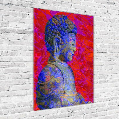 Tablou pe sticlă acrilică Abstracție buddha