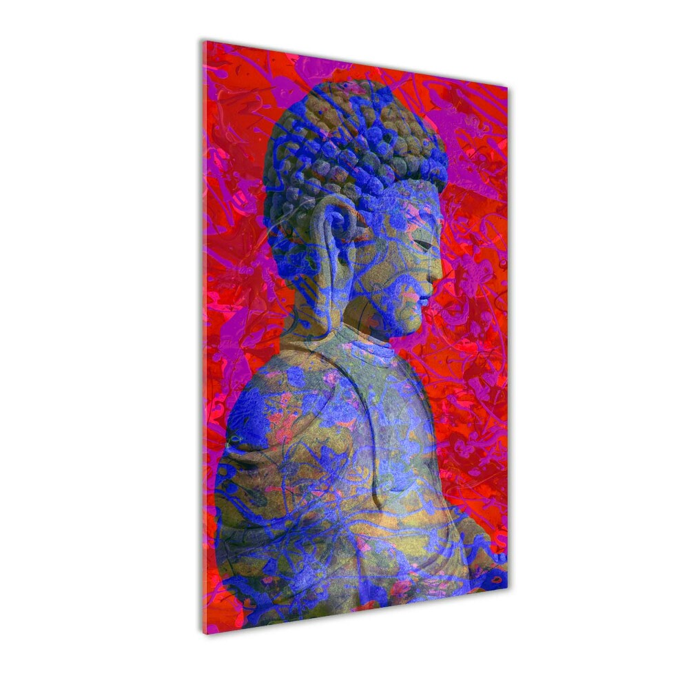 Tablou pe sticlă acrilică Abstracție buddha