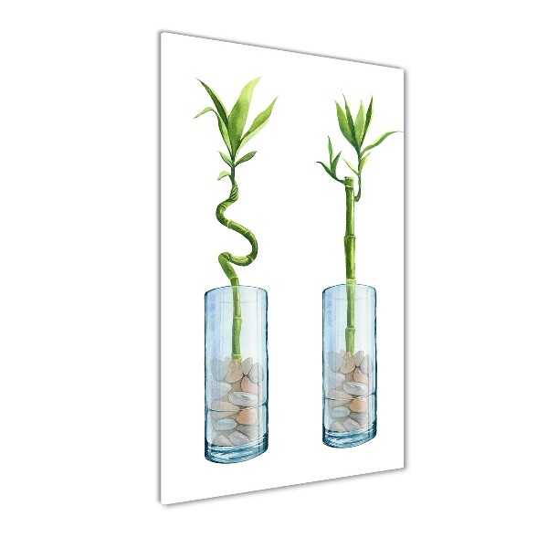 Tablou acrilic Bamboo într-un vas