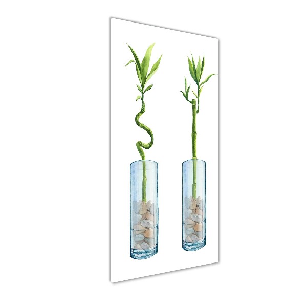 Tablou acrilic Bamboo într-un vas