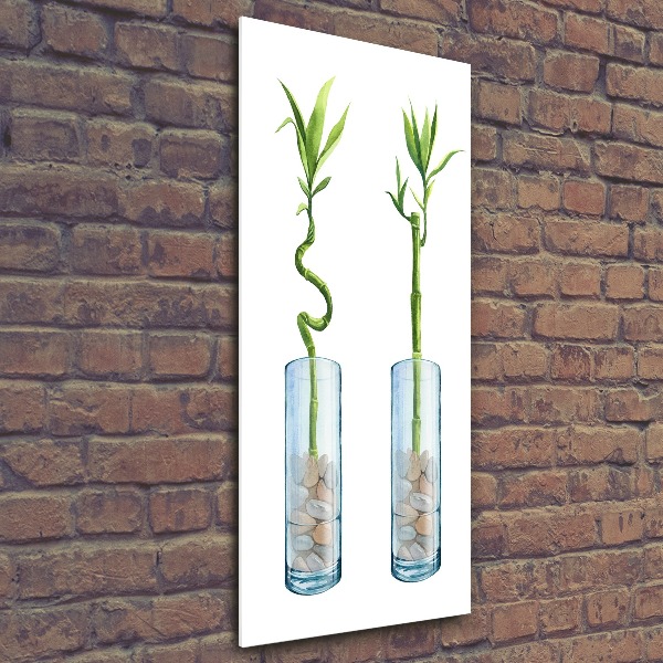 Tablou acrilic Bamboo într-un vas