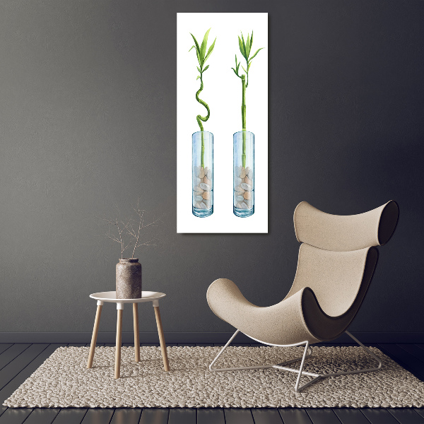 Tablou acrilic Bamboo într-un vas