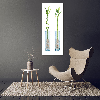 Tablou acrilic Bamboo într-un vas