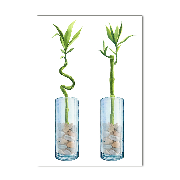 Tablou acrilic Bamboo într-un vas