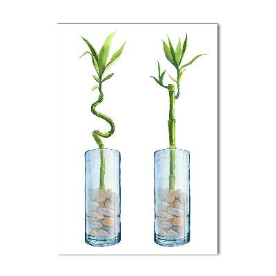 Tablou acrilic Bamboo într-un vas