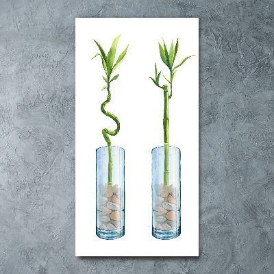 Tablou acrilic Bamboo într-un vas