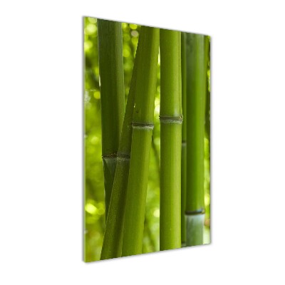 Tablou acrilic pădure de bambus