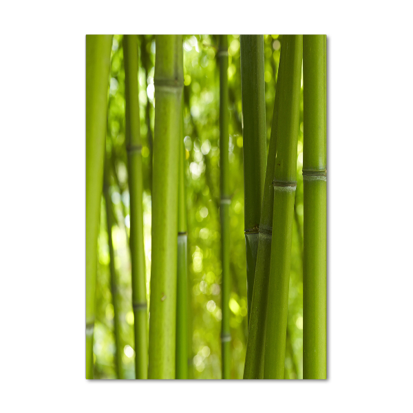 Tablou acrilic pădure de bambus