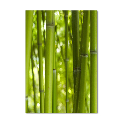 Tablou acrilic pădure de bambus