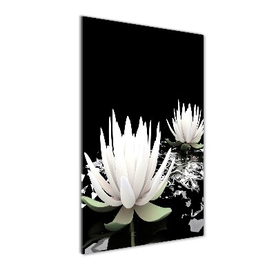 Tablou acrilic floare de lotus