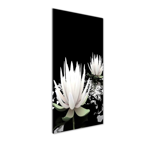 Tablou acrilic floare de lotus
