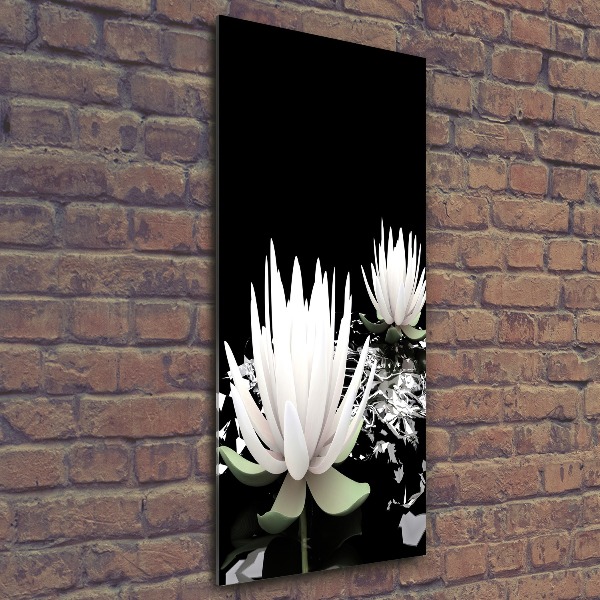 Tablou acrilic floare de lotus