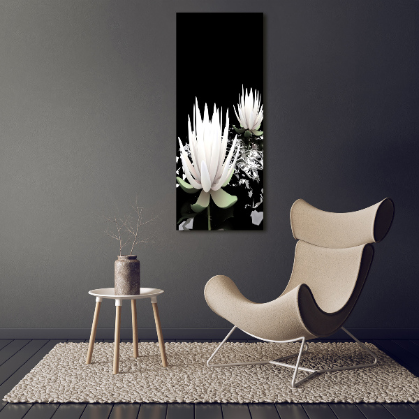 Tablou acrilic floare de lotus