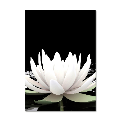 Tablou acrilic floare de lotus