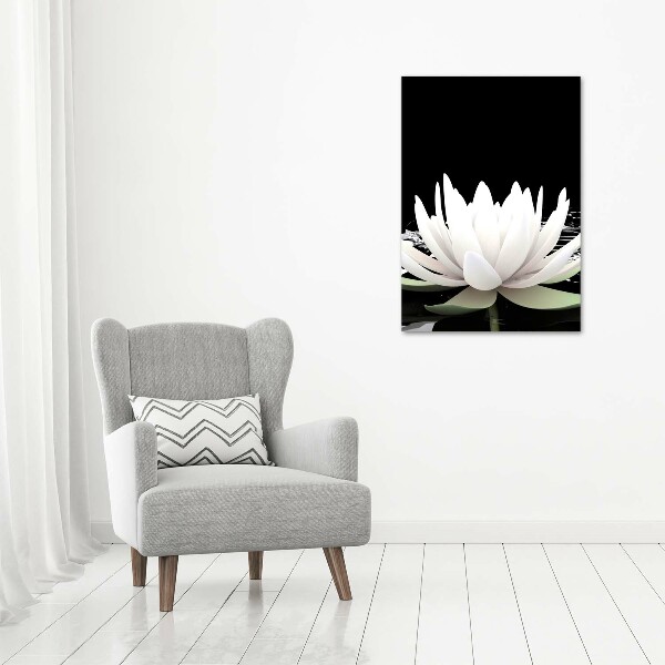 Tablou acrilic floare de lotus