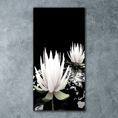 Tablou acrilic floare de lotus