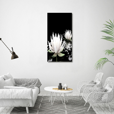 Tablou acrilic floare de lotus