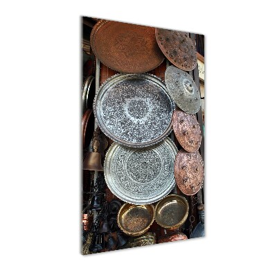 Tablou pe sticlă acrilică Bazar din Damasc