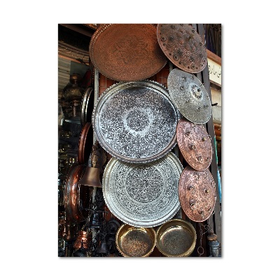 Tablou pe sticlă acrilică Bazar din Damasc