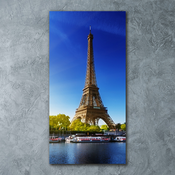 Tablou pe sticlă acrilică Turnul Eiffel din Paris