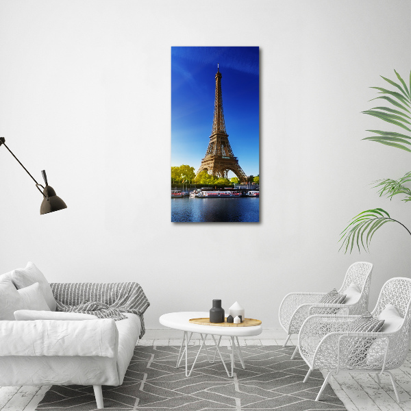Tablou pe sticlă acrilică Turnul Eiffel din Paris
