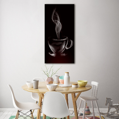 Tablou pe sticlă acrilică cafea aromatică