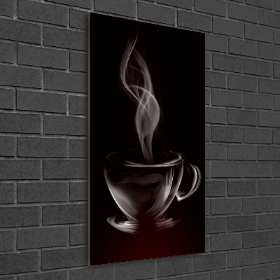 Tablou pe sticlă acrilică cafea aromatică